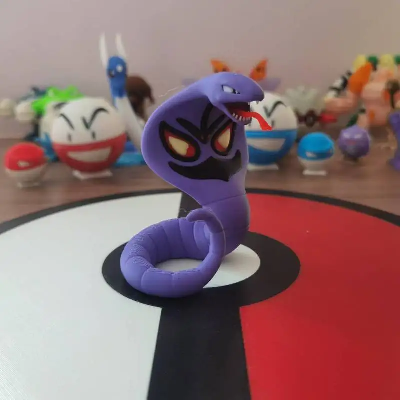 Новые фигурки аниме Покемон Arbok Ekans Proportion World 1:20 Diy 3d печать Kawaii персонаж