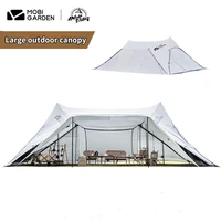 mobi garden outdoor awnings large a tower canopy gazebo camping tent travel windproof rain proof sunshade tarp camping supplies