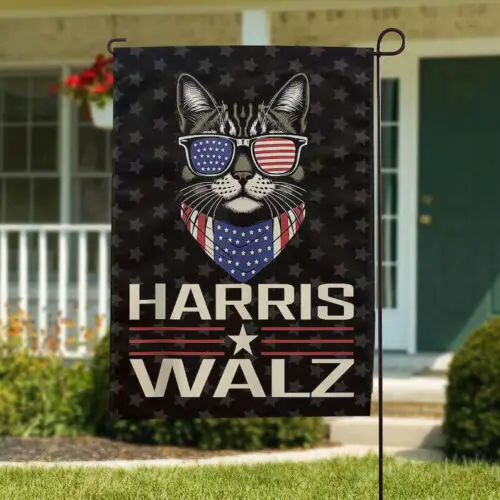 Флаг Камалы Харрис Уолз 2024 Вальс Демократического ВП Президент Голосование