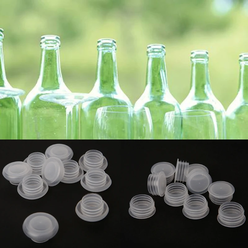 Фото R1WA 10pcs Home Brew Beer Peer Stoppers Пластиковый штекер кухонный батончик Saver Saver Sealer №3