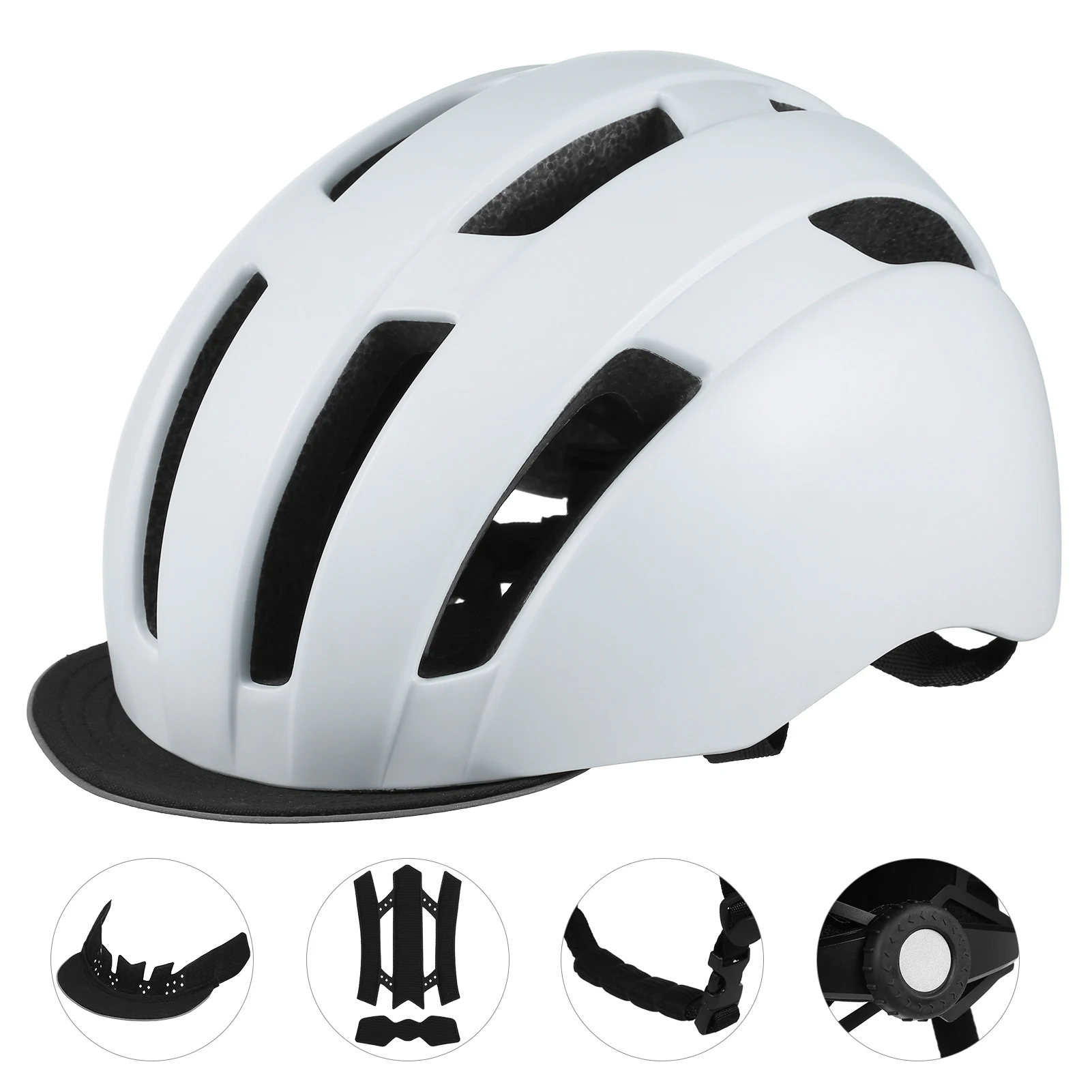 

Велосипедный шлем со съемным козырьком в стиле кепки для мужчин и женщин, мужской дышащий велосипедный шлем для улицы, велосипедный спортив...
