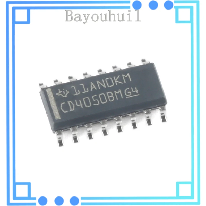 

10PCS Original Authentic SMD CD4050BDR SOIC-16 Six-way Same-way Buffer/converter Logic Chip