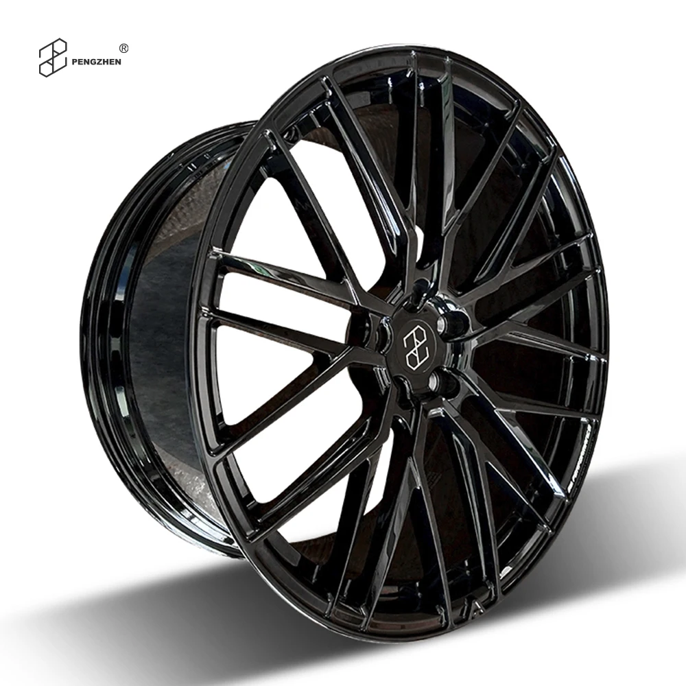 Фото Кованые автомобильные диски Custom Gloss Black 5x120 5x108 18 19 20 21 22 дюйма для Land Rover №2