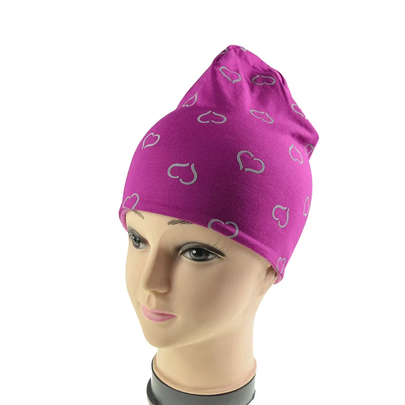 

Зимняя теплая флисовая женская шапка винного цвета, шапочки с мультяшным принтом кота в рогу, облегающие шапочки, уличные мужские головные ...