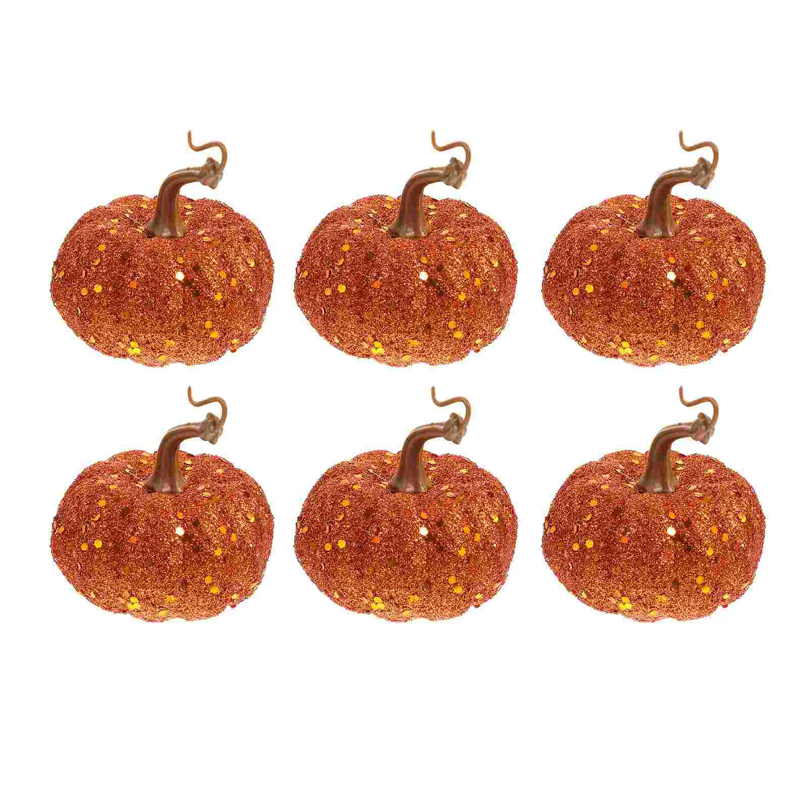 

6 Pcs Simulation Foam Pumpkin Hanging Decorations Party Supplies Manual Foams Decorative Pendant Gold Dining Table