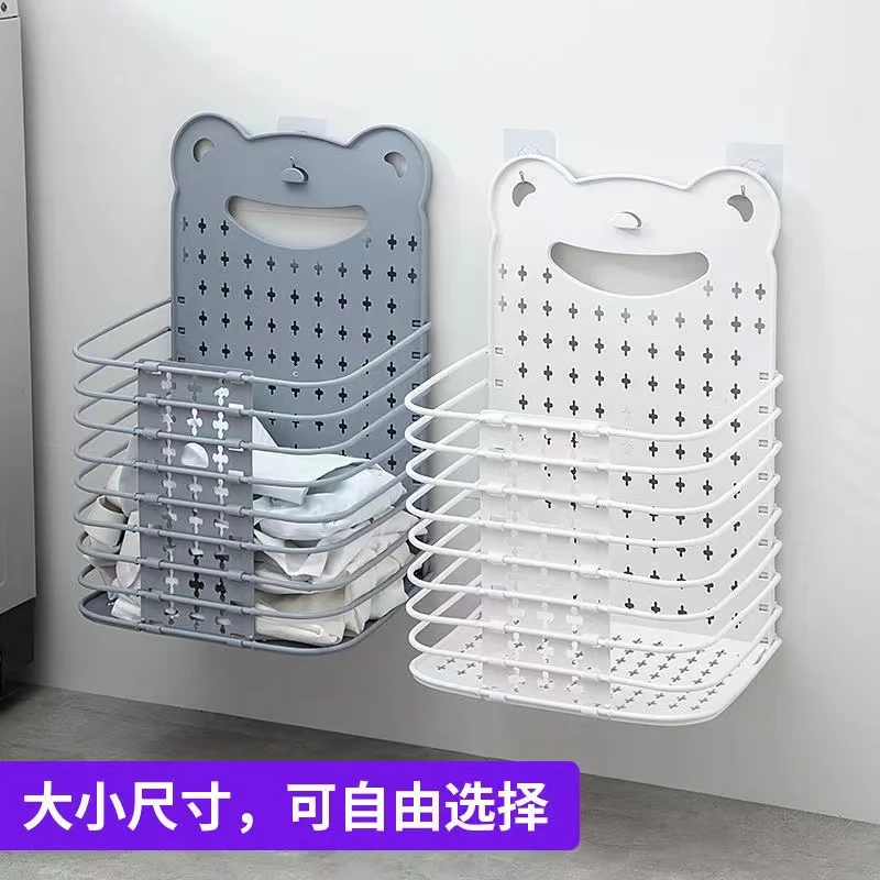 

Складная корзина для хранения грязной одежды, корзина для белья в ванную комнату, настенное устройство для хранения одежды