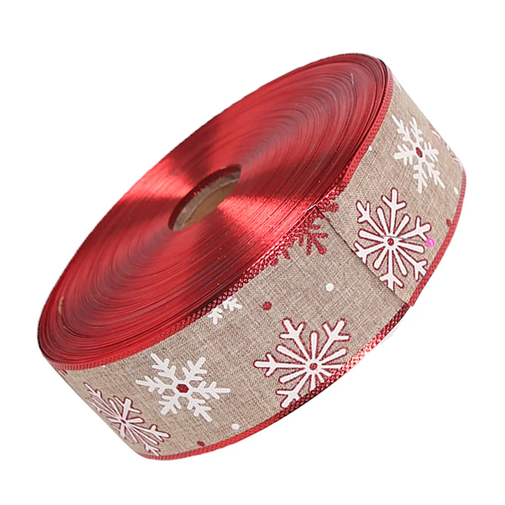 

Imitation Linen Webbing Girt Wrapping Ribbon Useful DIY Accessory Christmas Decor Gift Burlap Band Multipurpose Weaving