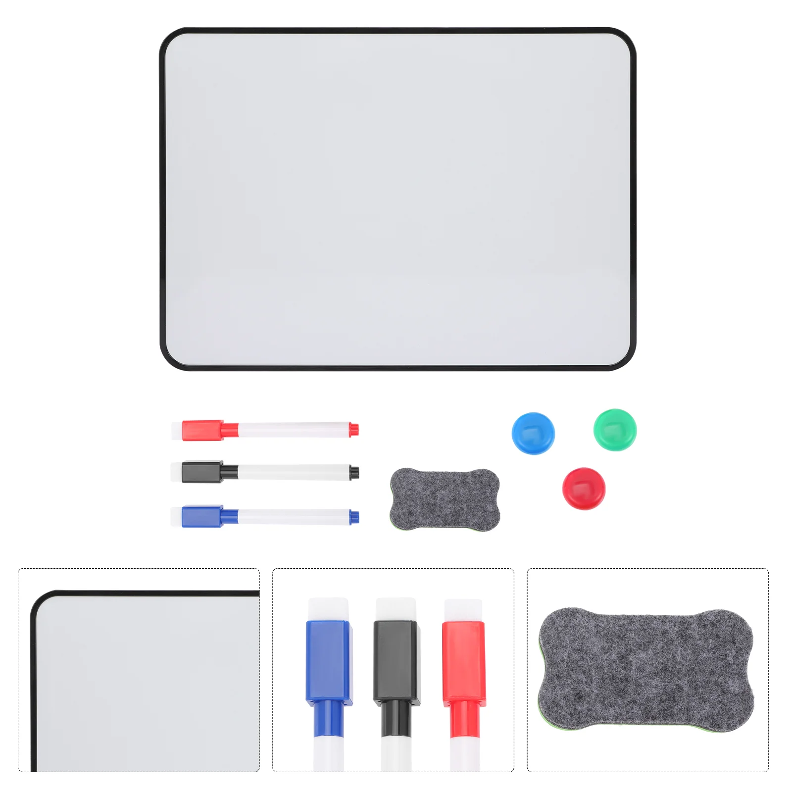 

Double Sided Magnetic Whiteboard Refrigerator Dry Erase Fridge Office Magnets Decorative