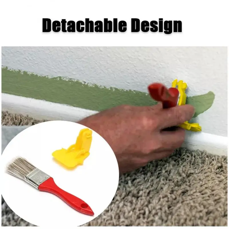 

Portable Edger Paint Brush Plastic Wall Treatment Paint Tool Multifunctional Paint Brush For Window Frame Wall Furniture Surface
