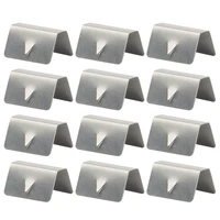 812pcs wind rain deflector channel stainless steel retaining clips for bmw universal fitting car accessories
