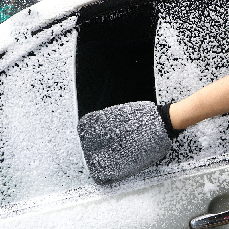 

Car Washing Glove Cleaning Car Cleaning Glove Super Absorbancy For Car Detailing Brush Auto Cleaning Accessories Car Wash Mitt