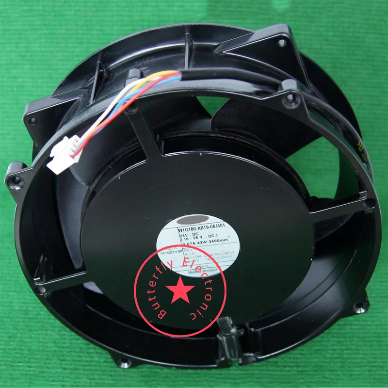 

BRAND NEW ORIGINAL W1G180-AB19-06 DC24V 43W 3400min-1 20070 AXIAL FLOW COOLING FAN