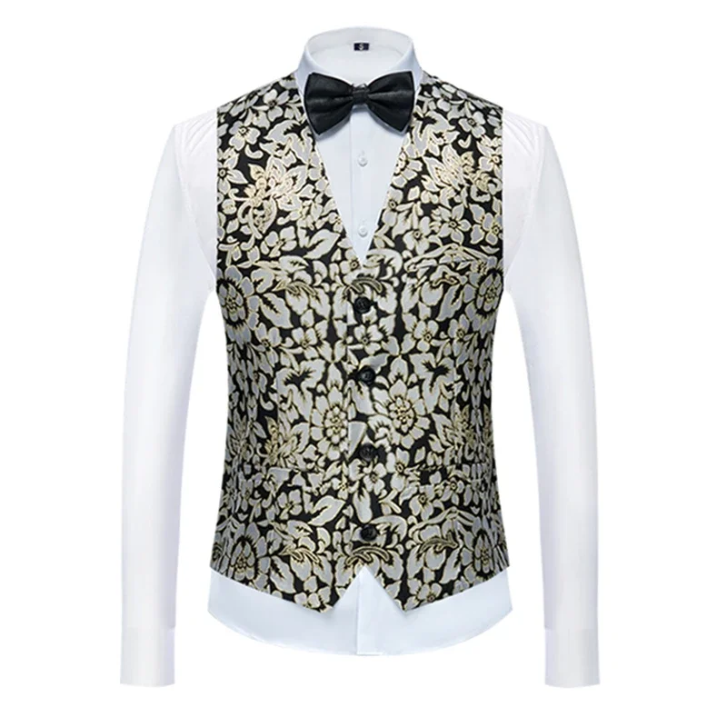 26-цветный мужской костюм жилет однобортный с v-образным вырезом куртка для