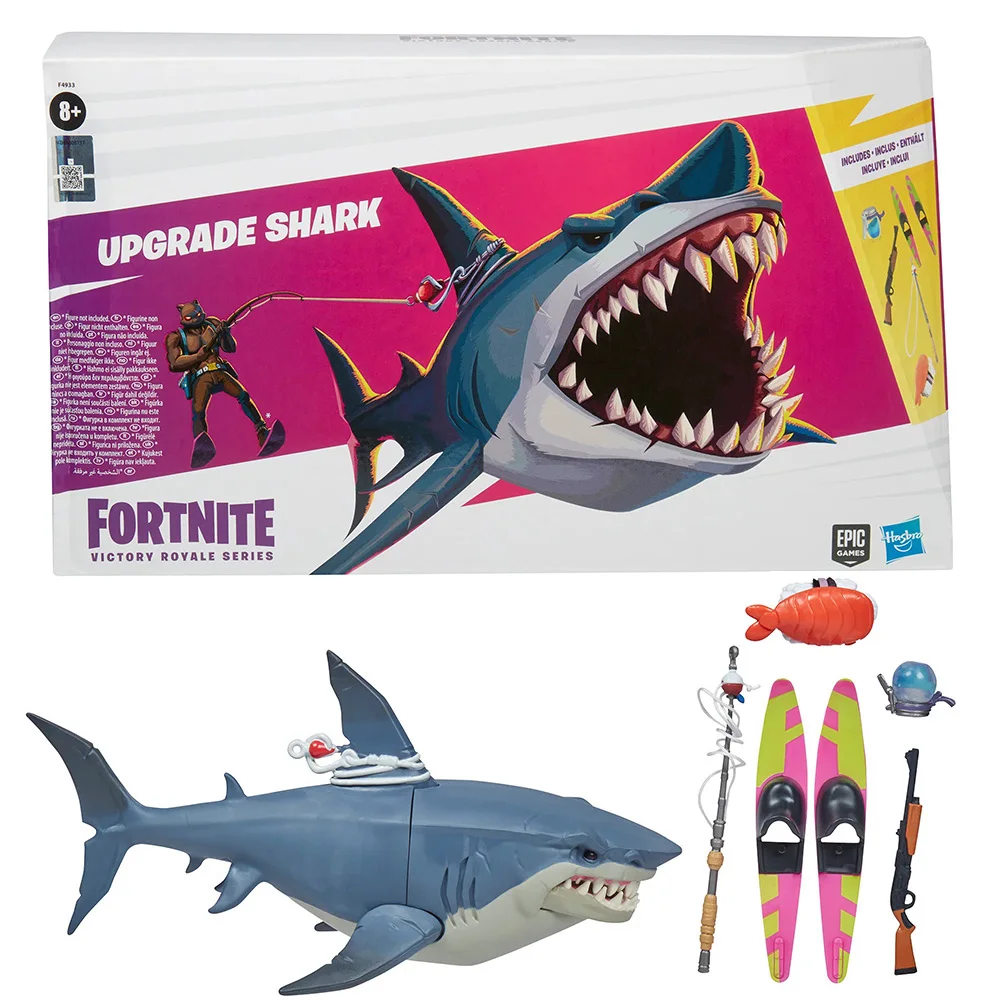 

Original Hasbro Fortnite Victory Royale Series Upgrade Shark 6-Inch 6 Accessories Collectible Model Action Figure Toy Gift
