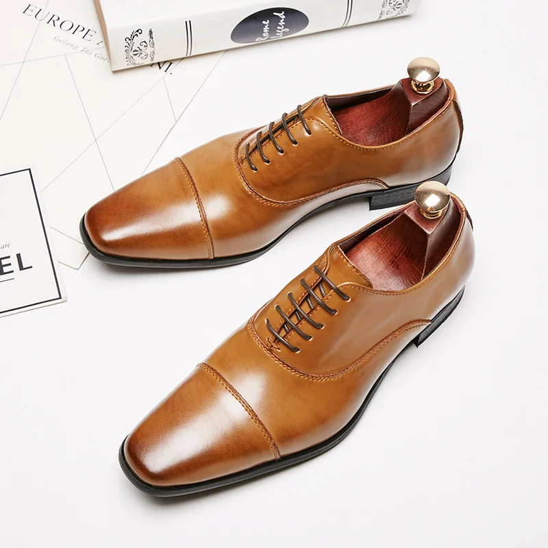 Handmade Luxury Mens Oxford Genuine 