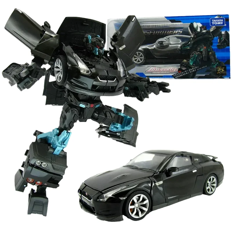 

Takara Tomy Genuine Transformers Toys ALTY01 Black Convoy Anime Action Figure Deformation Robot Toys For Boys Kids Children Gift