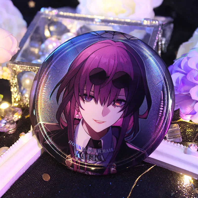 Honkai: Star Rail аниме фигурки Dan Heng lmbibitor Lunae Kafka изысканный металлический значок