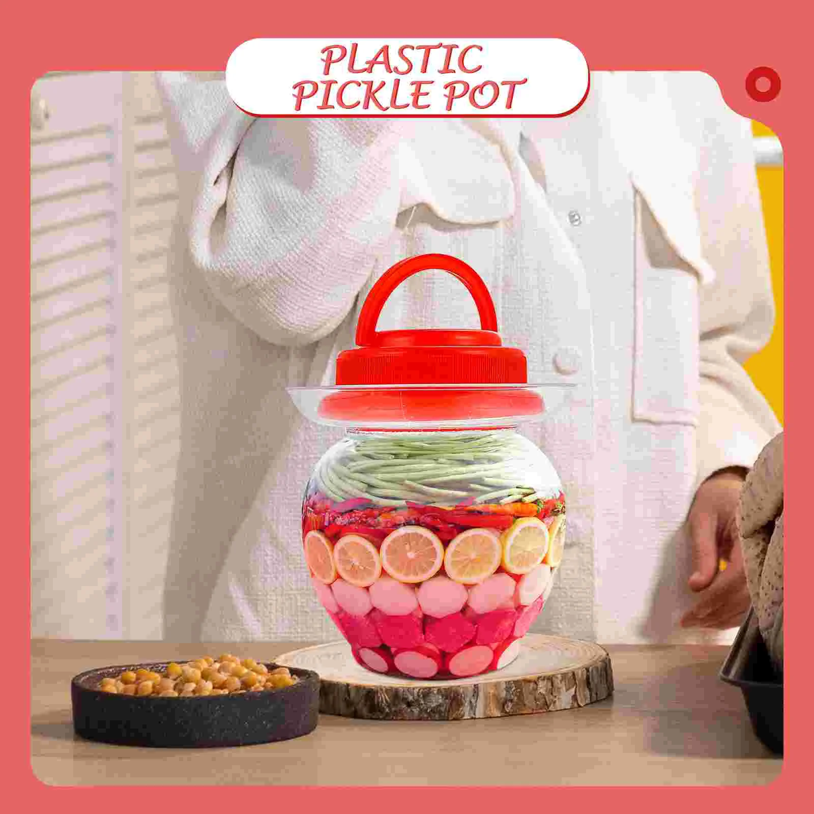 2 шт. банка для маринованных масон большая емкость кухня ресторан герметичная