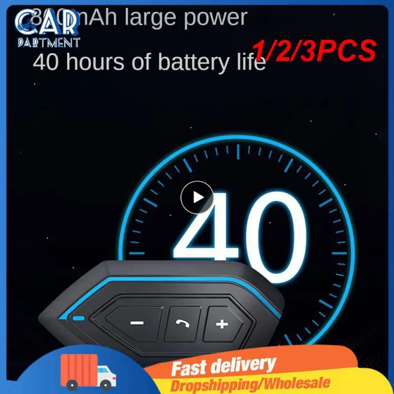 

Bluetooth-гарнитура для шлема, 1/2/3 шт.