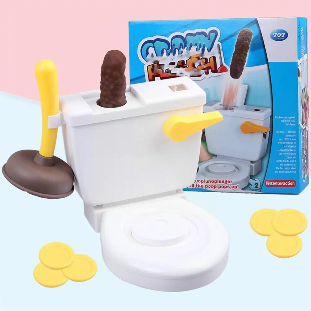Туалетная игрушка, попискивающая и смывающая шуточная гадость, аксессуары для миниатюрных кукол-младенцев, игра-подарок, притворная обманка F G1u7.