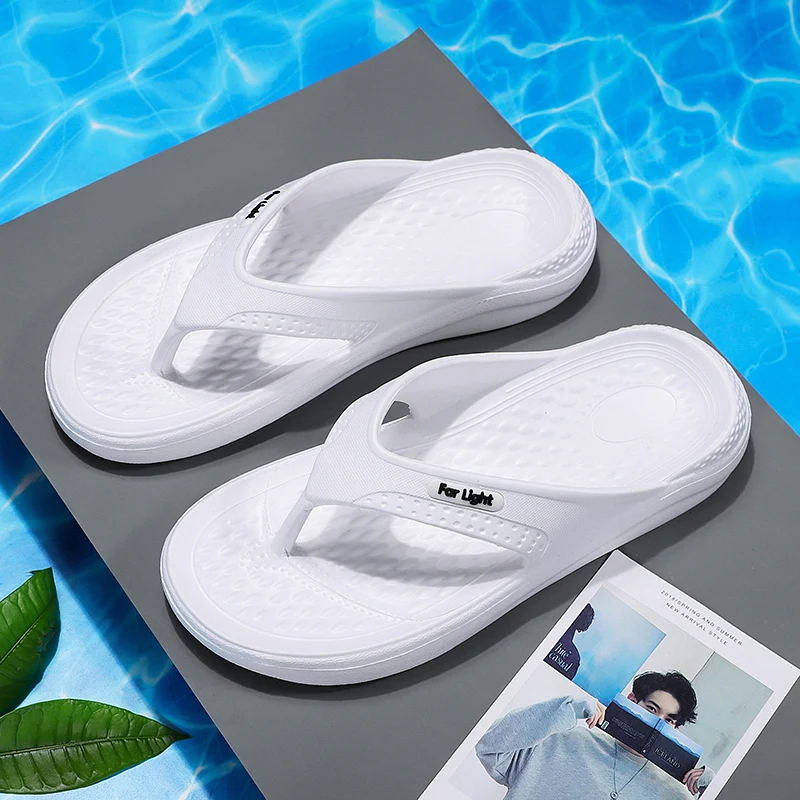 2023 High Quality Men's Shoes Summer Flip Flop for Men Outdoor Beach Slippers Male Flat Heel Men's Sandals Soft Men's Slippers
