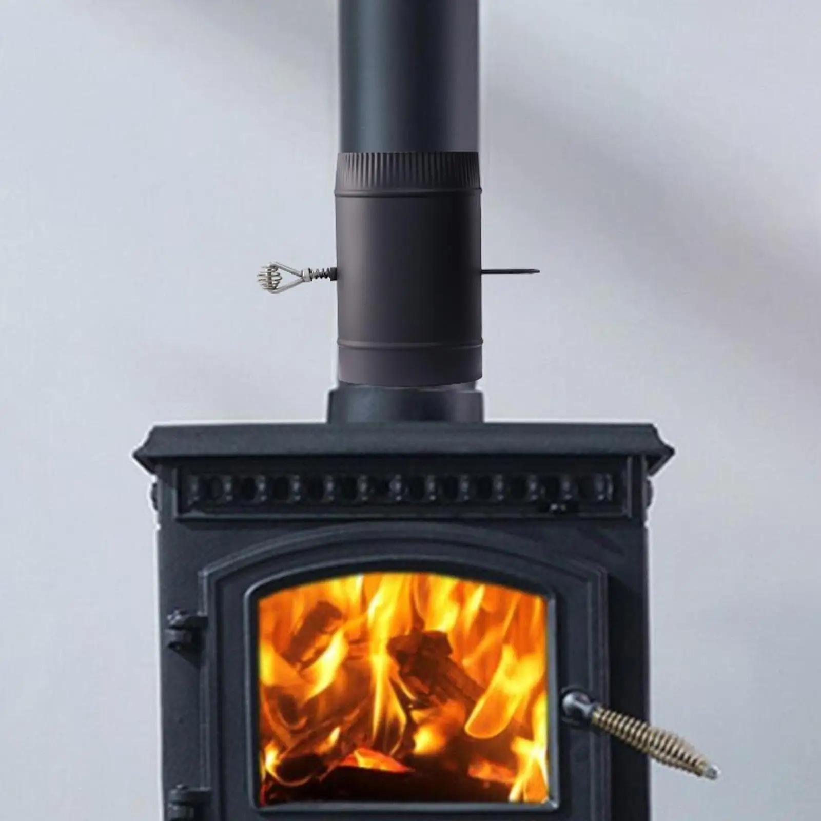 Труба печи с демпферной трубой фитинги выхлопной трубы для управления обратным