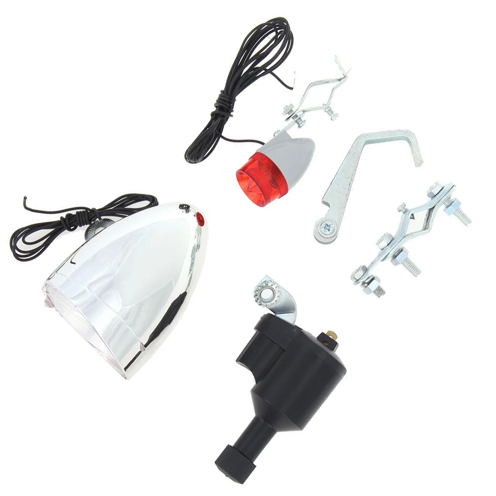 

2pcs Friction Generator Tail Light Accessories Waterproof Headlight Lights