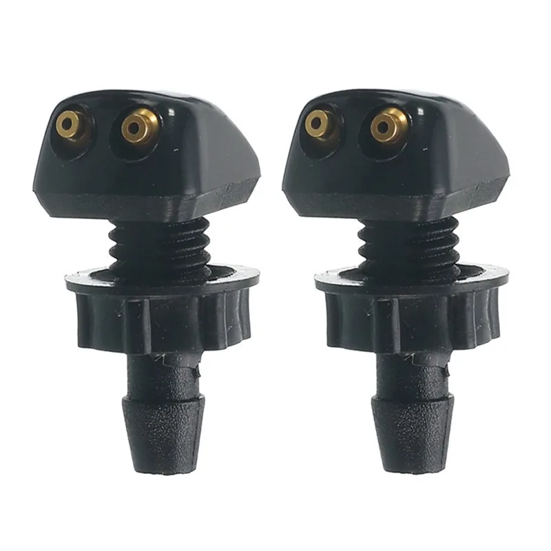 

2022 2pcs Universal Front Windshield Washer Wiper Nozzle Sprayer Water Spout Outlet