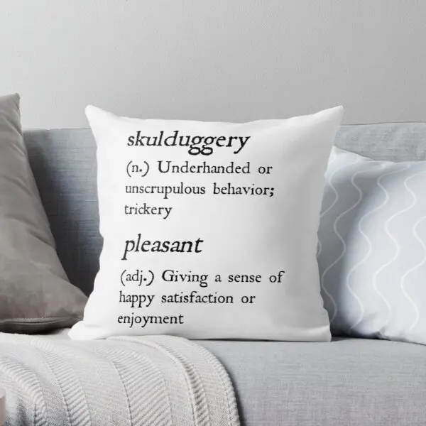 

Skulduggery Pleasant Definition Black Printing Throw Pillow Cover Anime Fashion Fashion Waist Bedroom Hotel Pillows not include