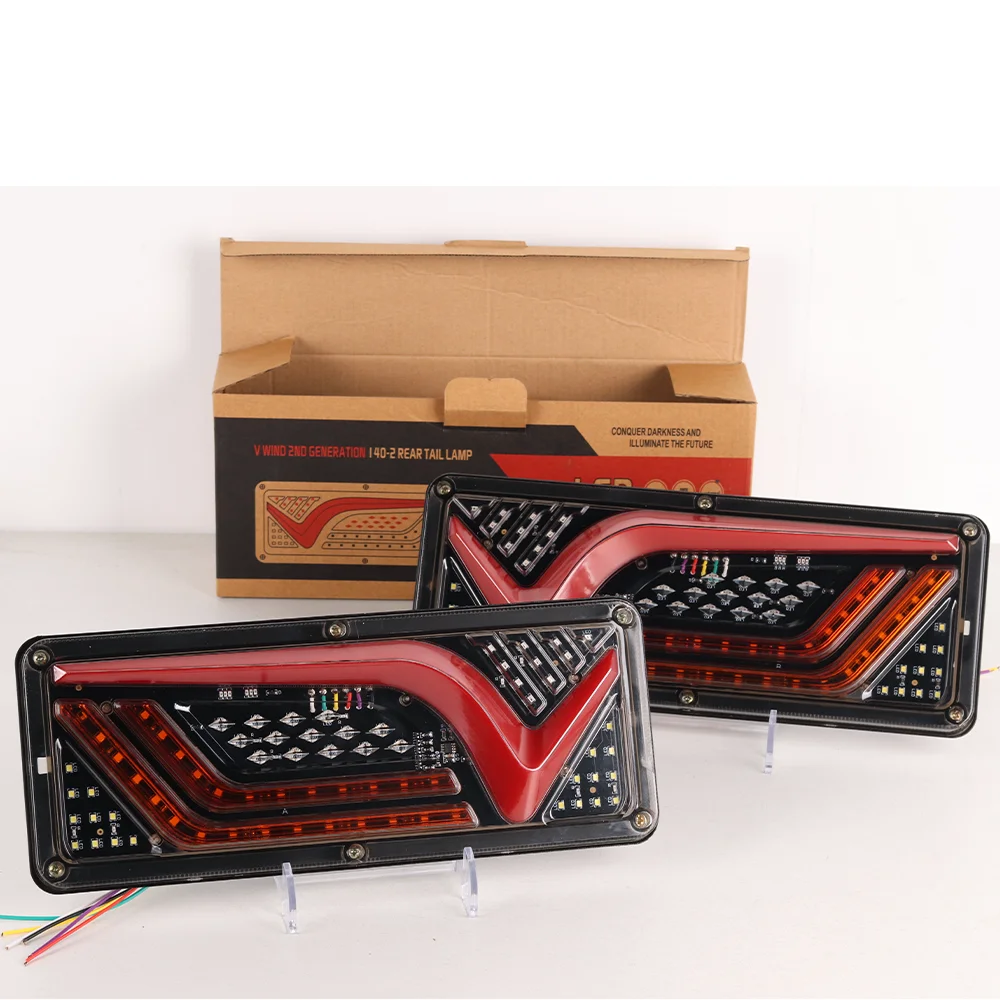 

12/24V Truck LED Rear Tail Lighttrailer Warning Light Rear Taillight for Truck Trailer Caravans UTE Camper Fog lamp taillight