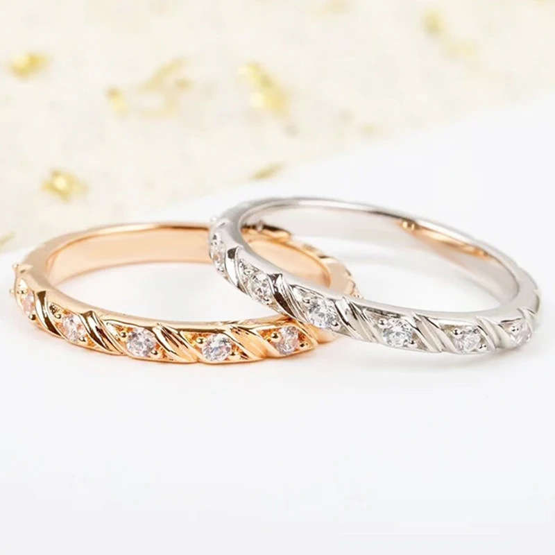 

2023 nouveau 925 Sterling Silver torsade anneau femmes lumière luxe mode marque bijoux cadeau pour les couples