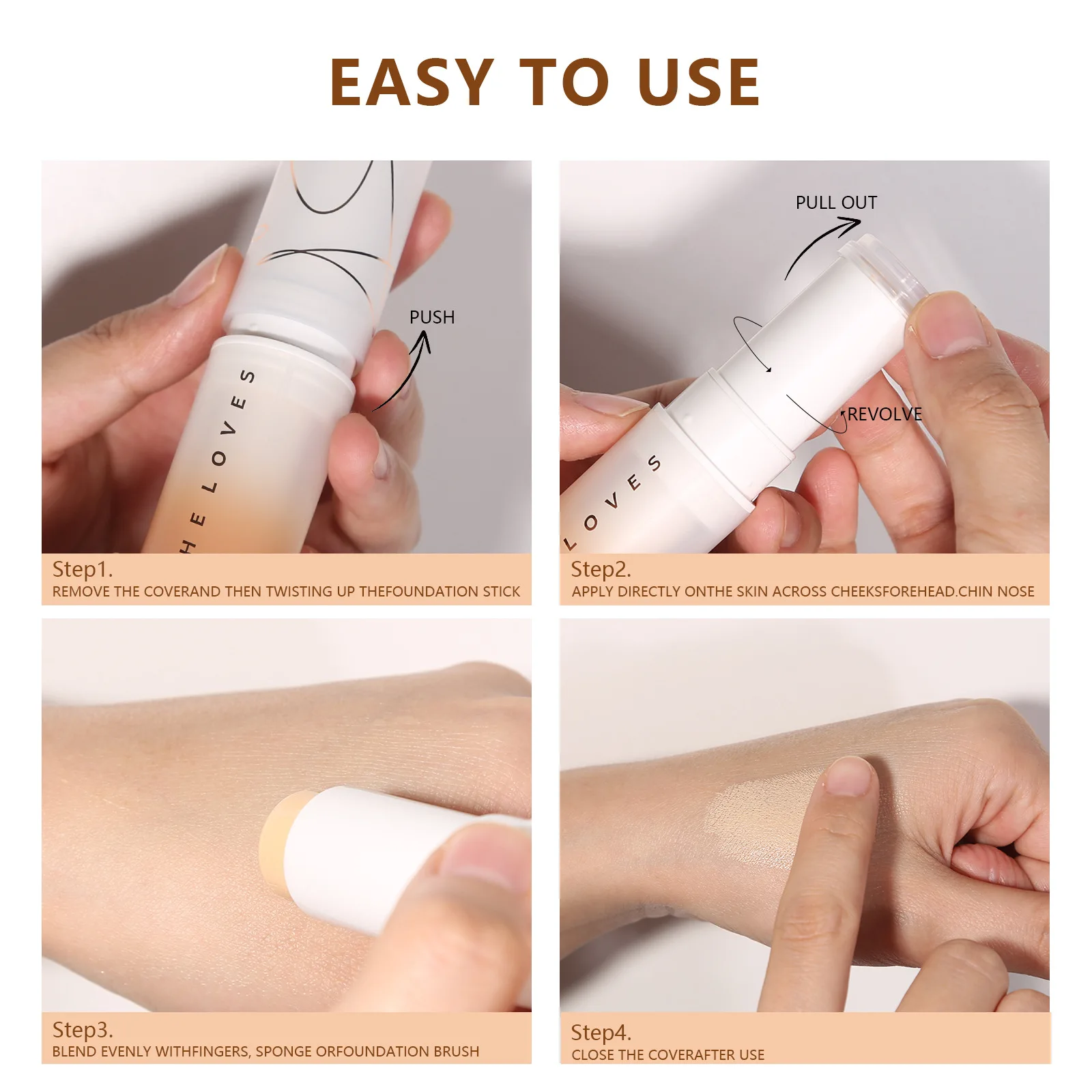 Тональный крем для лица Стойкий водостойкий консилер Корректор темных кругов