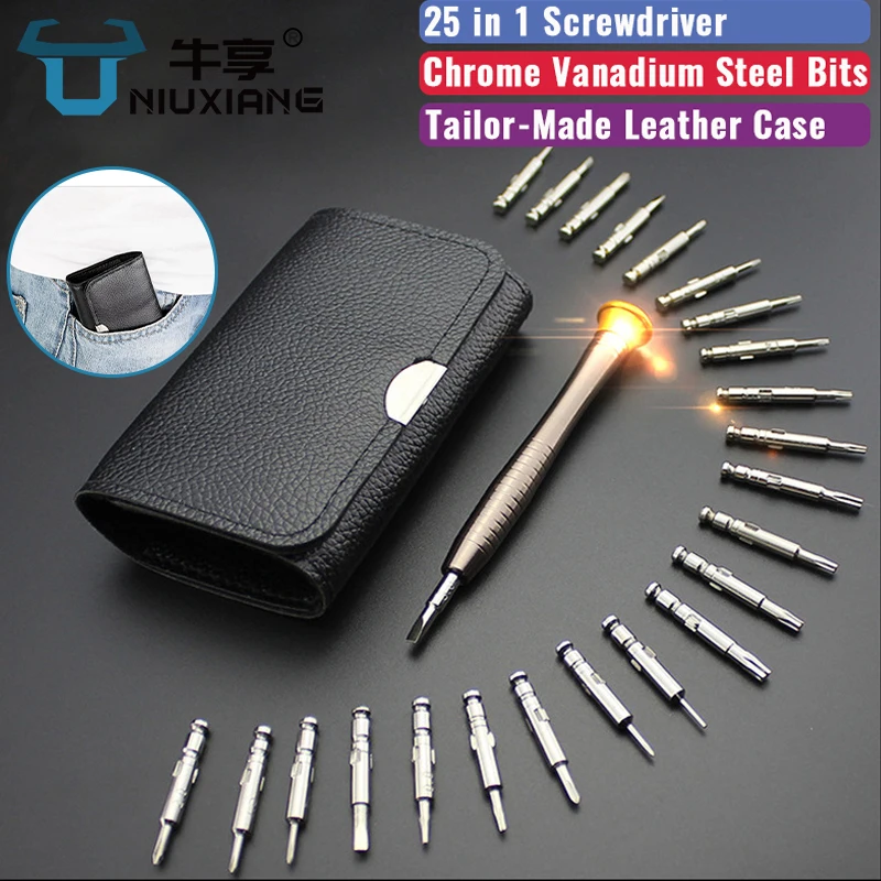 

Precision Screwdriver Set Multi Magnetic torx Screwdrivers Kit Repairing Tool Mini Professional Screw Driver Set for Phone 25In1