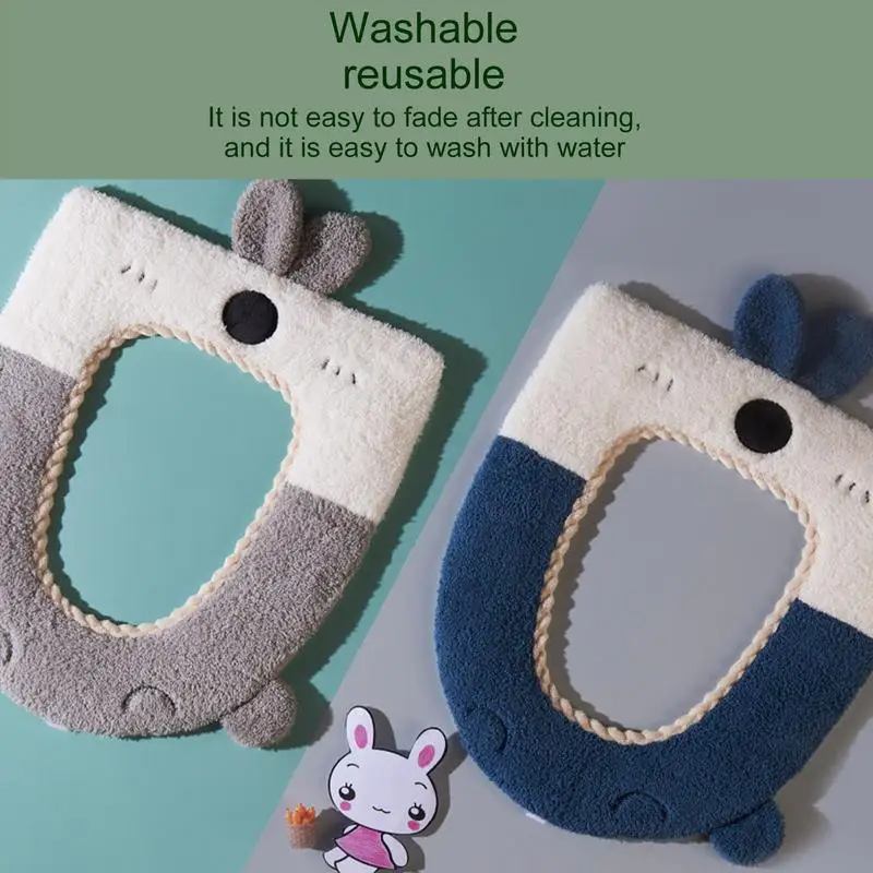 Cover Soft Washable Toilet Cover Waterproof Universal Toilet