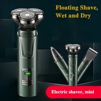 multifunctional men electric shaver whole body washable usb rechargeable beard knife dry wet waterproof beard trimmer shaver