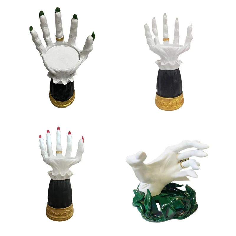 

Хэллоуин ведьма рука подсвечник DIY ужас ночная сцена Праздничная Вечеринка фон