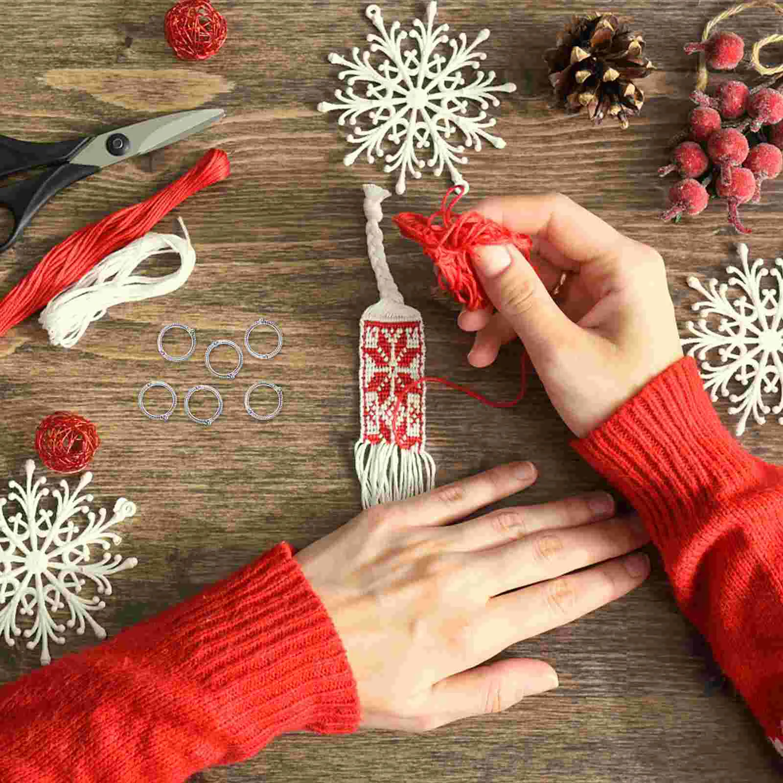 

50 Pcs Beads Crafts Necklace Accessories Jewelry Making Frame Bracelet Supplies Metal