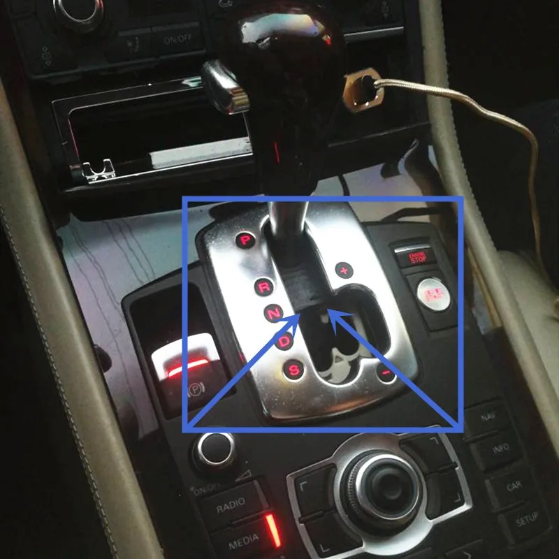 

LHD Gear Lever Strip Selector Console Blind Dust Shift Slide Cover Cap Fit For Audi A8 D3 S8 2004-2010 ,4E1713187A