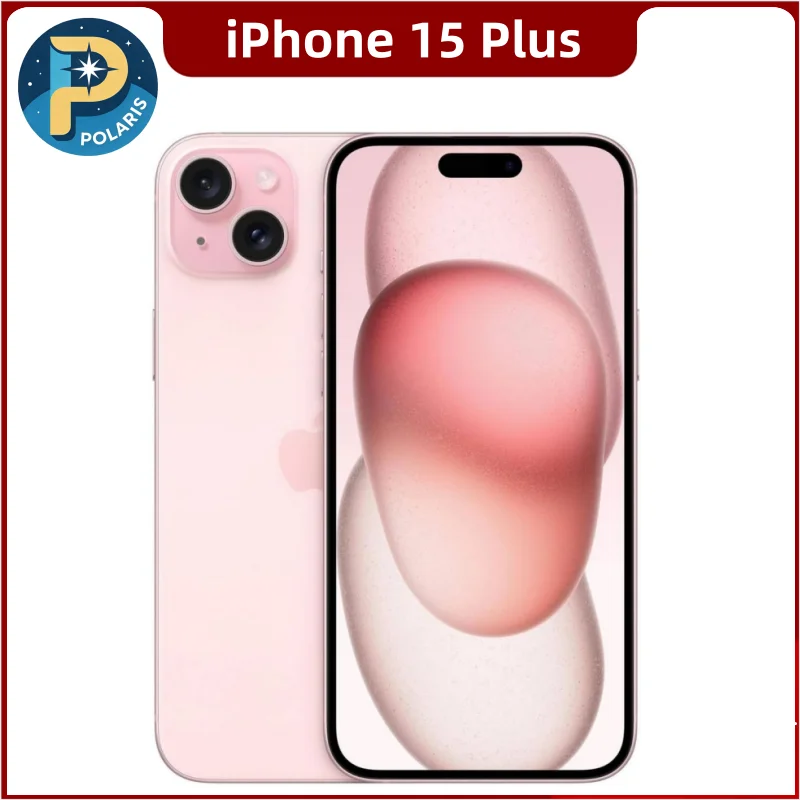 Фото Оригинальный Apple iPhone 15 Plus 128 ГБ/256 ГБ/512 ГБ ROM, 6 ГБ RAM, разблокированный, 5G, поддержка всех операторов, официальная упаковка №1