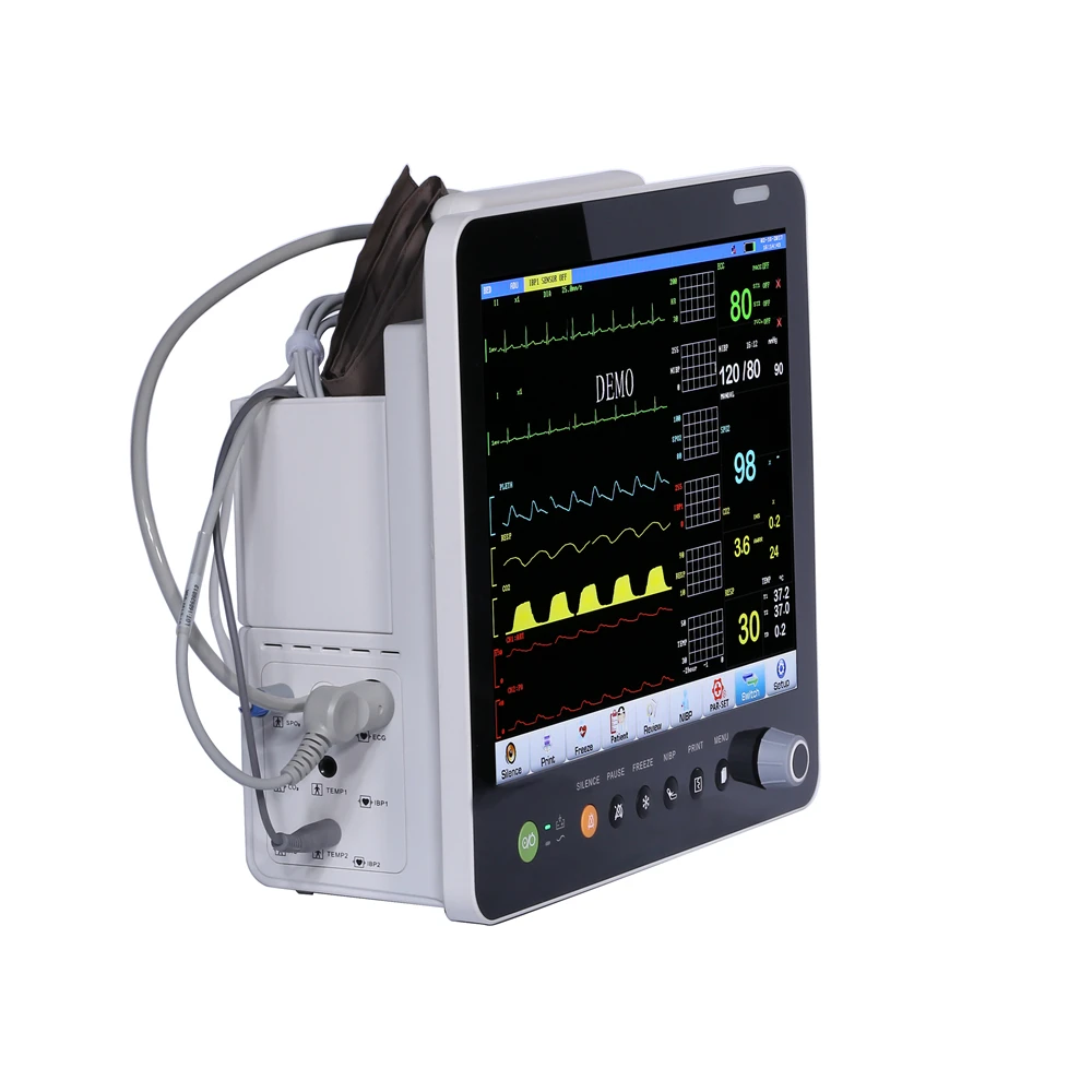 Большой экран 15-дюймовый светодиодный дополнительный ETCO2 шесть