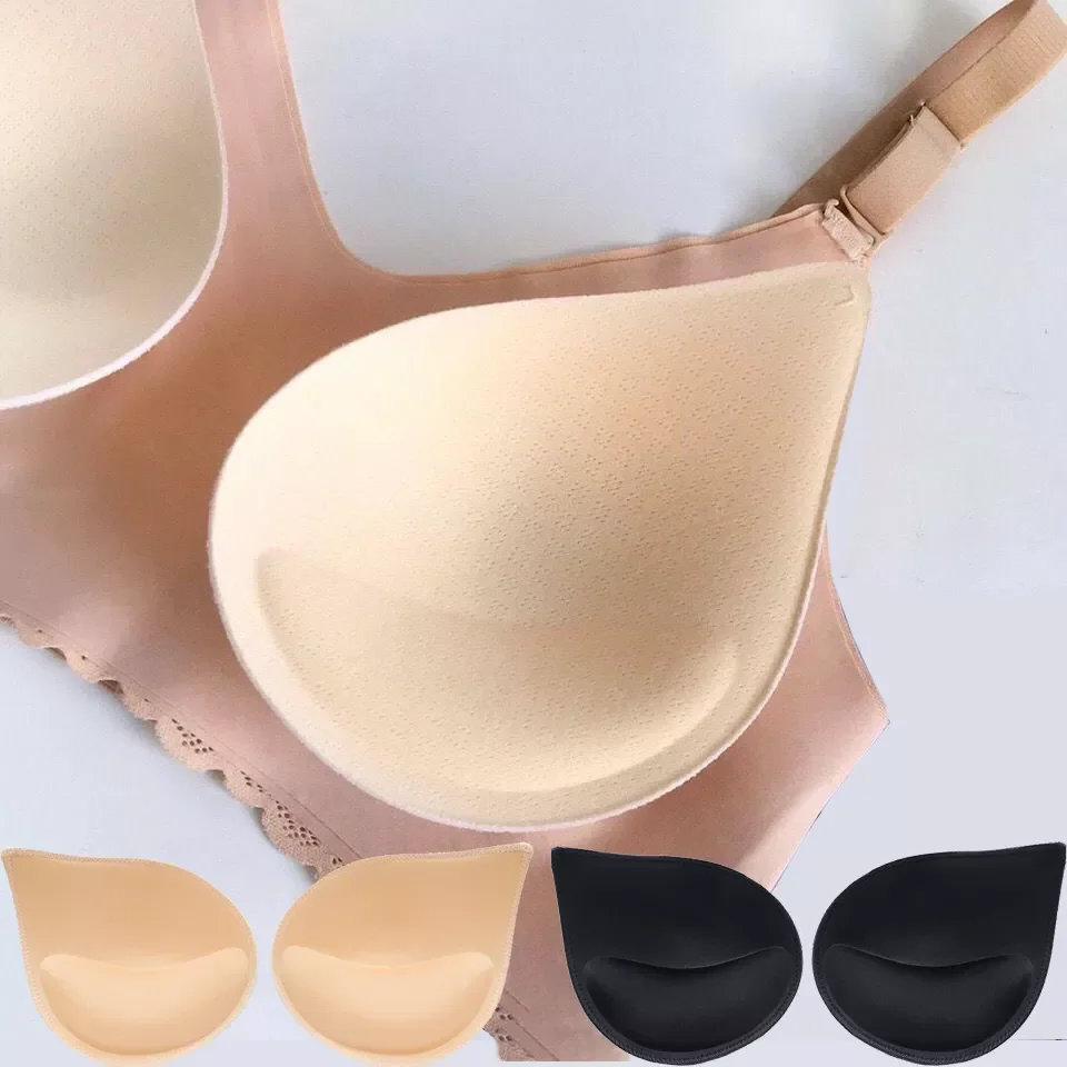 

Push Up Sponge Bra Pad inserts for Bikini Women Sports Cups Bra Underwear Small breast Lift Bra Lining Swimsuit Bra Insert
