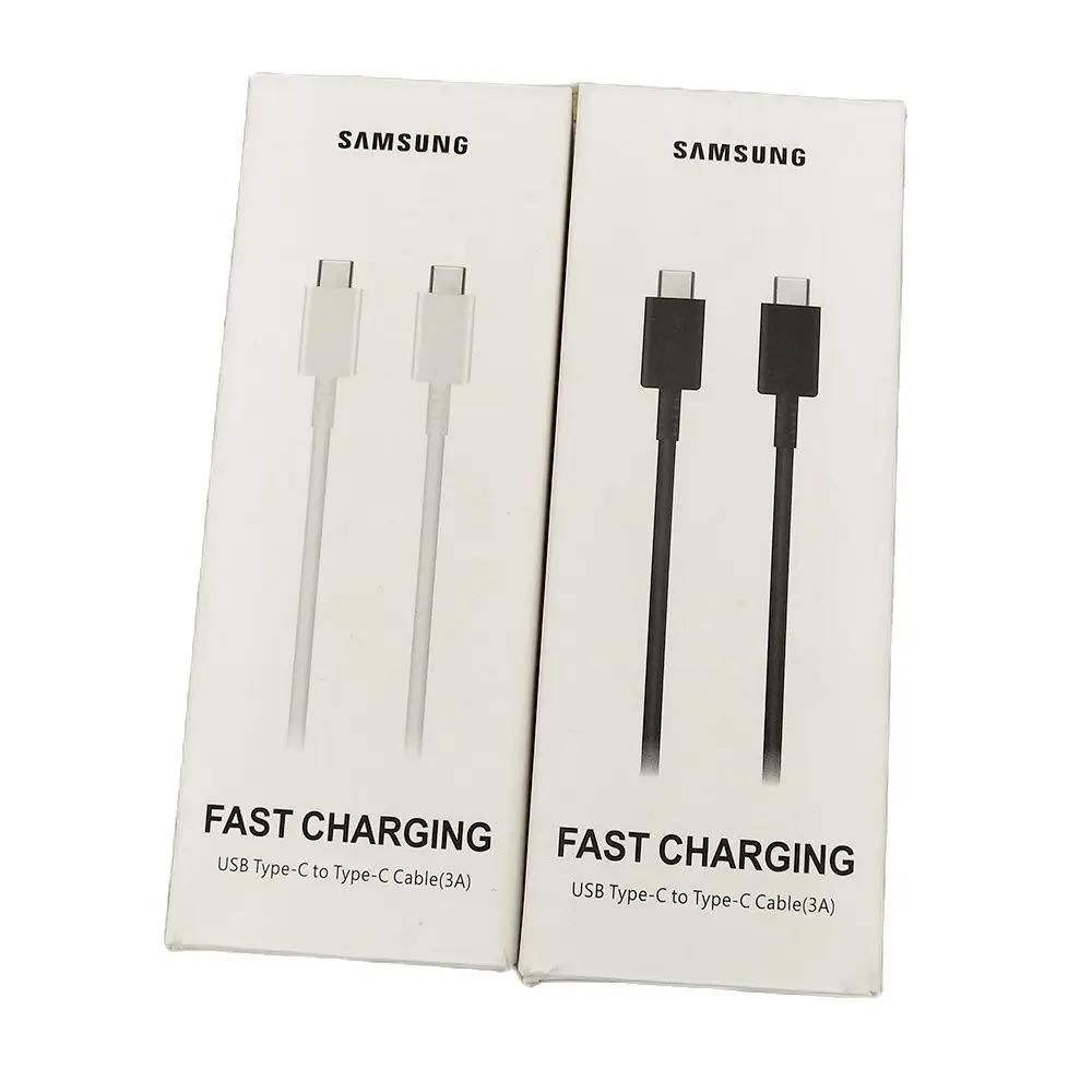 

Original For SAMSUNG 3A Type C To Type C Cable Fast Charging For Galaxy S20 S21 S22 Ultra Plus Note 10 20 22 A 52 53 72 73 81 91