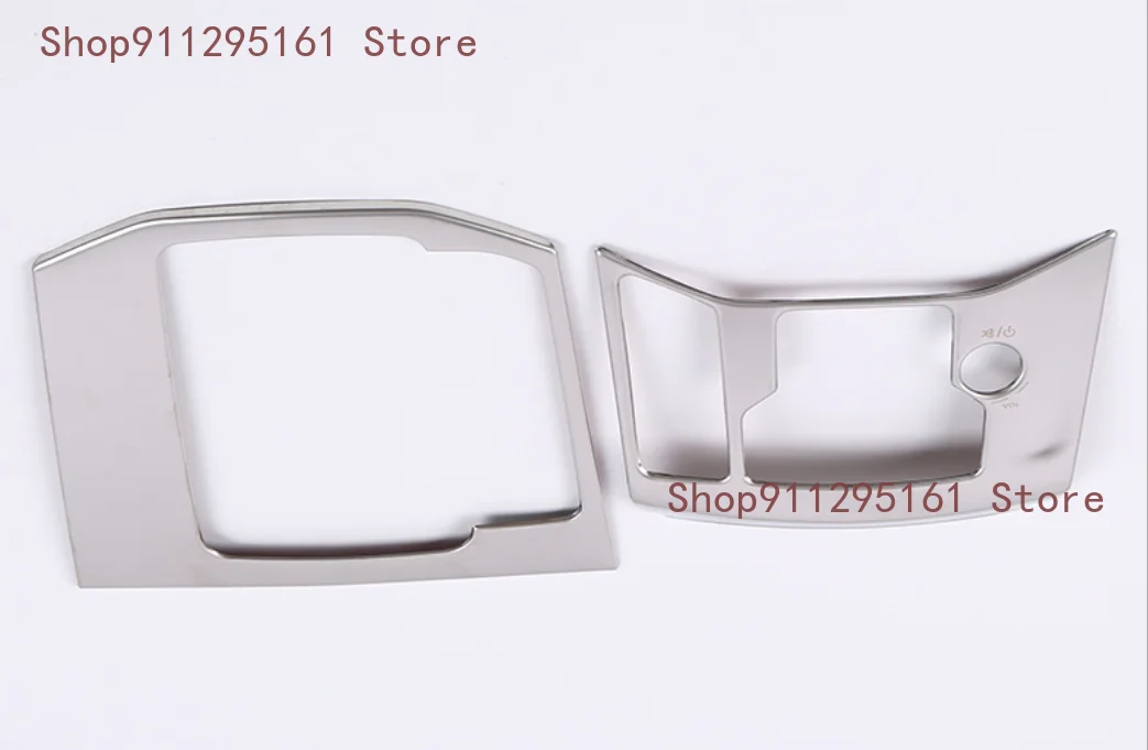 

For Mazda CX-5 CX5 2020-2017 Accessories Central Control AT Gear Panel Trim Covers Interior Stainless Steel Decoration