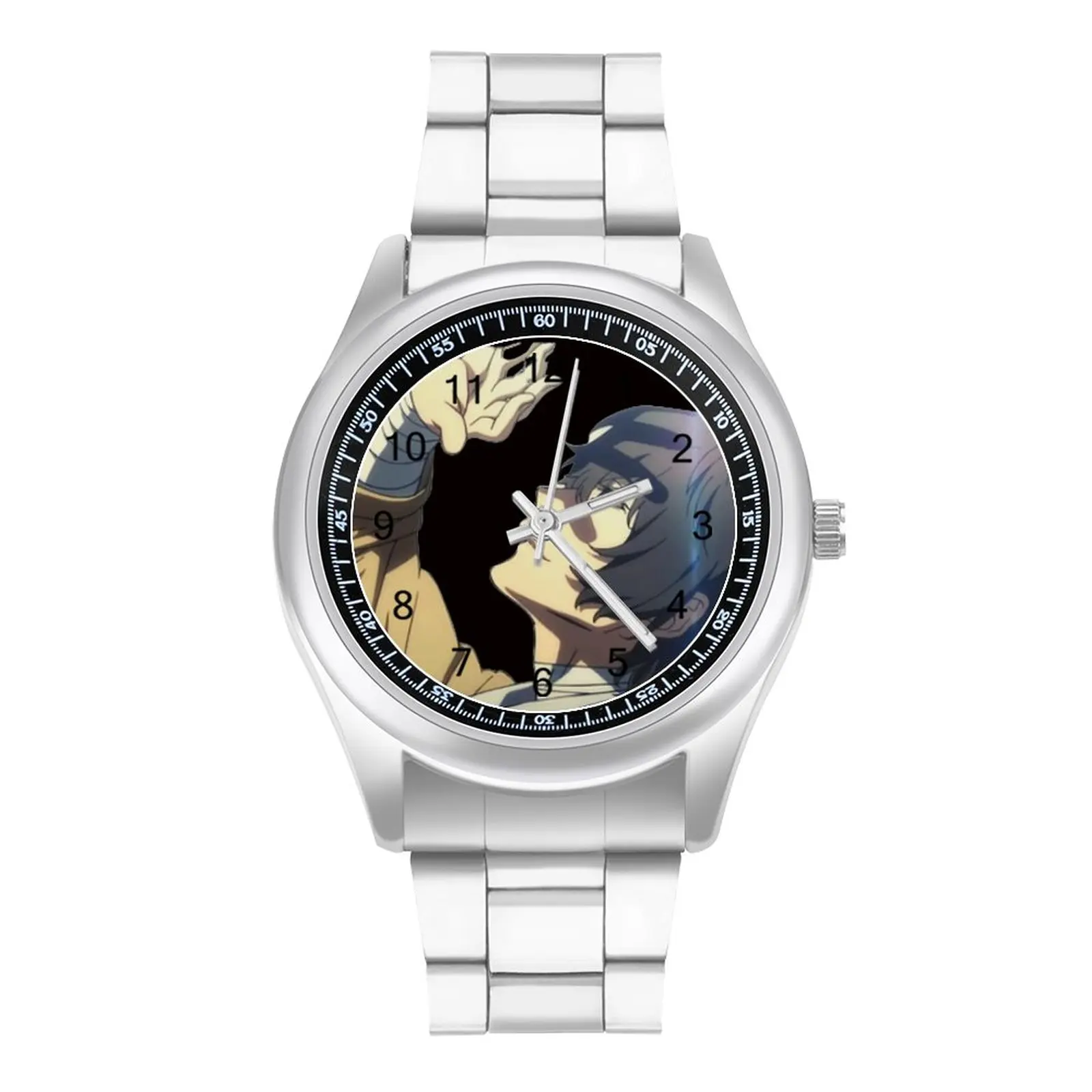 

Дазай Осаму кварцевые часы Bungou бродячие собаки офисные Классические наручные часы Стальные фото аналоговые наручные часы для пар