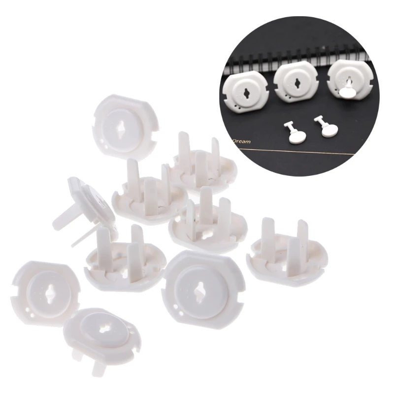 900C 10pcs Australia Power Socket Outlet Plug Protective Cover Baby Safety Protector