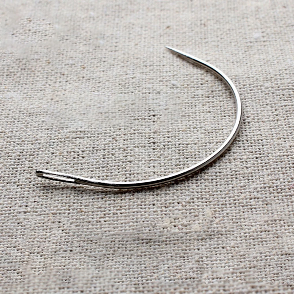 

20 Pcs Large-eye Darning Curved Needles Yarn Wool DIY Hand Sewing Knitting Craft Repair Tools