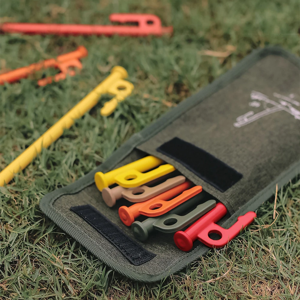 

Уличные гвозди для палатки, ветрозащитные колышки для палатки, сверхпрочные уличные колышки для палатки, высокопрочные аксессуары для рюкз...