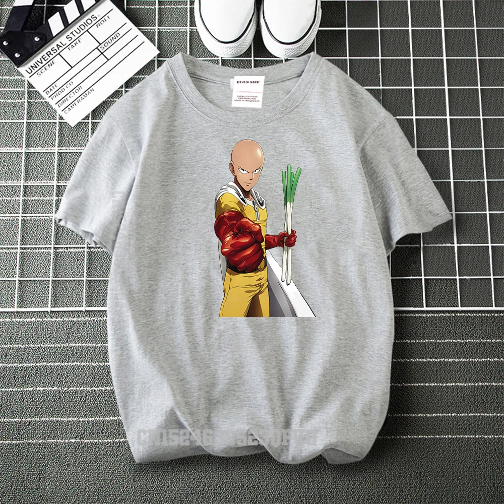 

Classic Anime ONE PUNCH-MAN Funny Cotton T-Shirts Men Women Tee Shirts Summer Brand Camisas Hombre Fashion Harajuku T Shirt