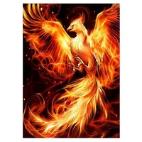 fire phoenix diamond painting anime bird crystal rhinestone paintings diamond embroidery pictures for living room wall art