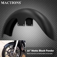 motorcycle 23 matte black wrap front fender for harley cvo limited flhtkse touring electra glide flht flhx custom 2014 2021